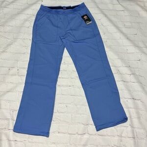 Dickies Dynamix Women’s Scrub Pant Mid Rise Straight Leg Pull-on Ciel Blue Small